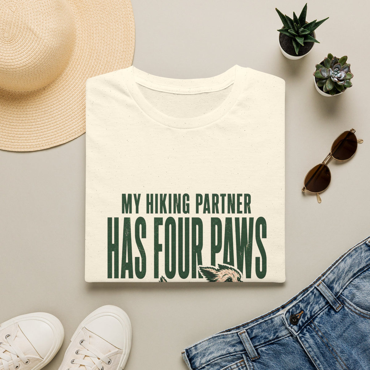Hiking Partner Has Four Paws and Zero Chill T-Shirt