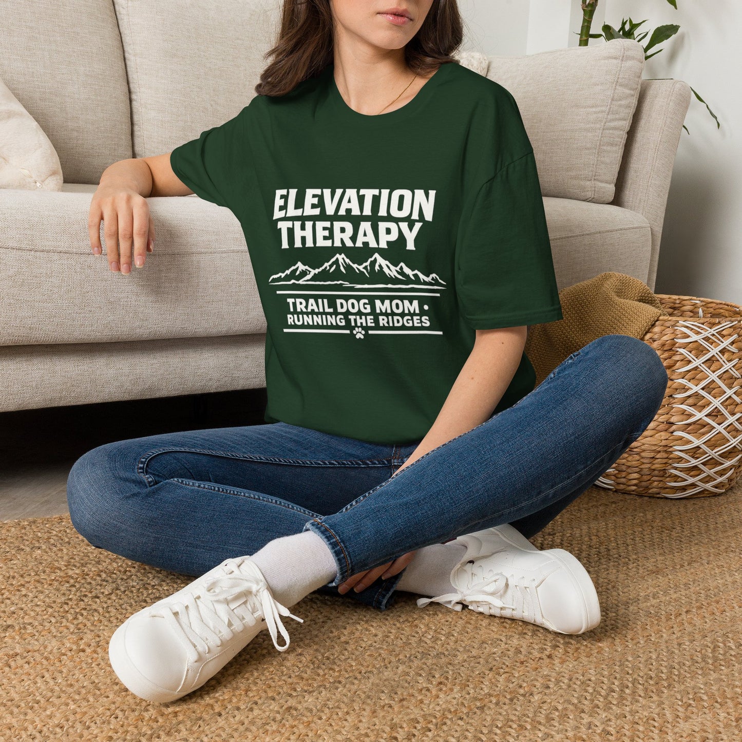 Elevation Therapy for Trail Dog Moms T-Shirt