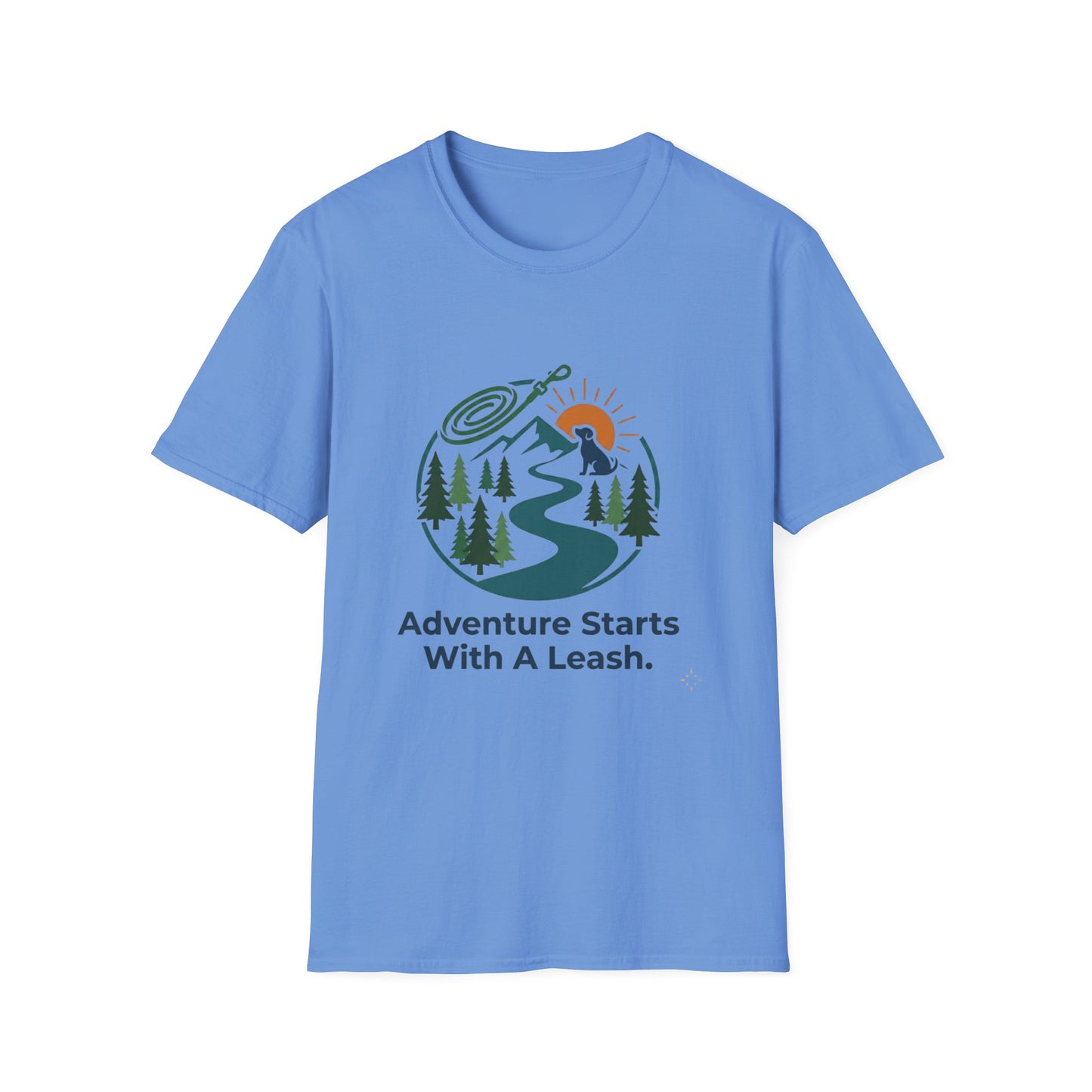 Adventure Starts With a Leash T-Shirt