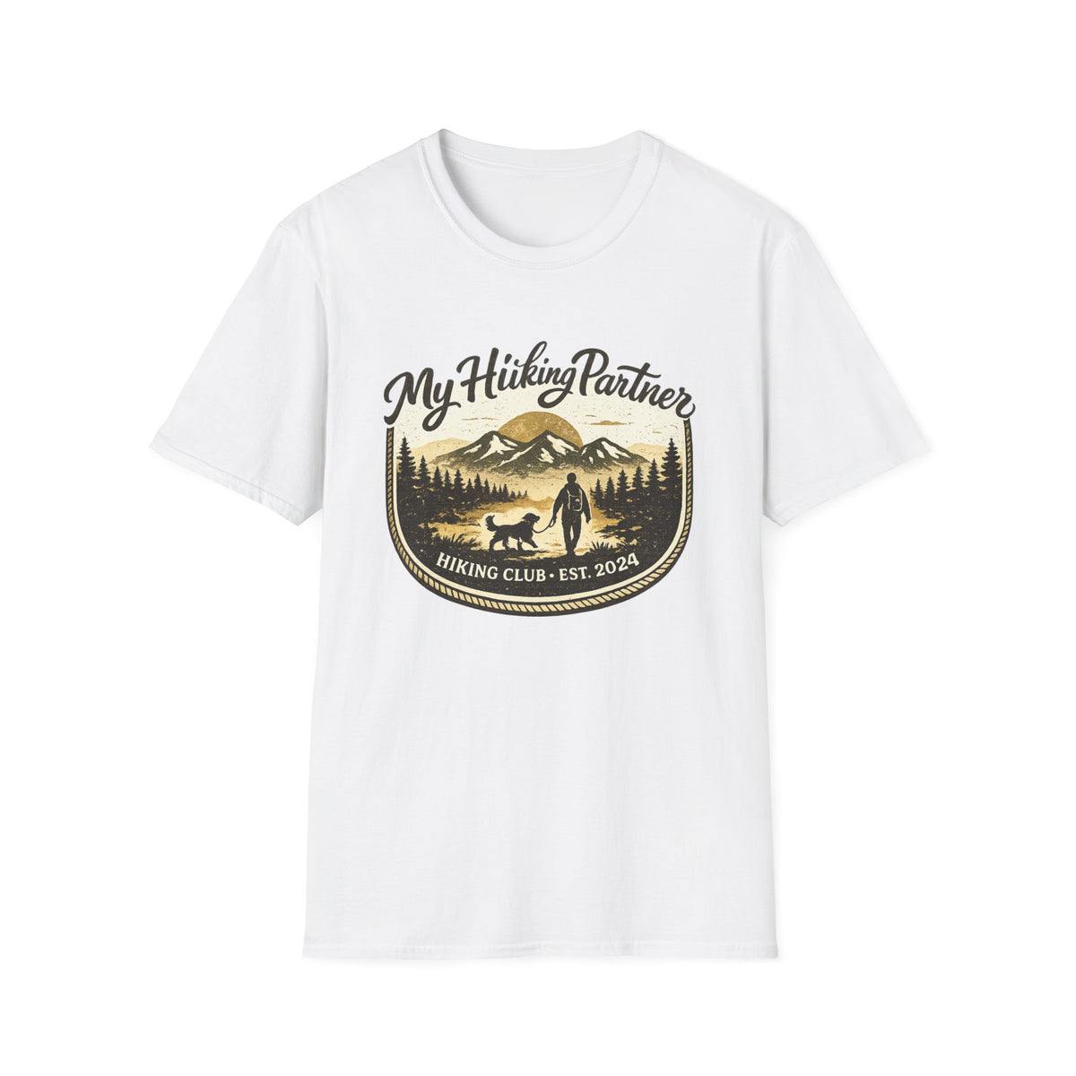 Hiking partner has four legs  T-Shirt