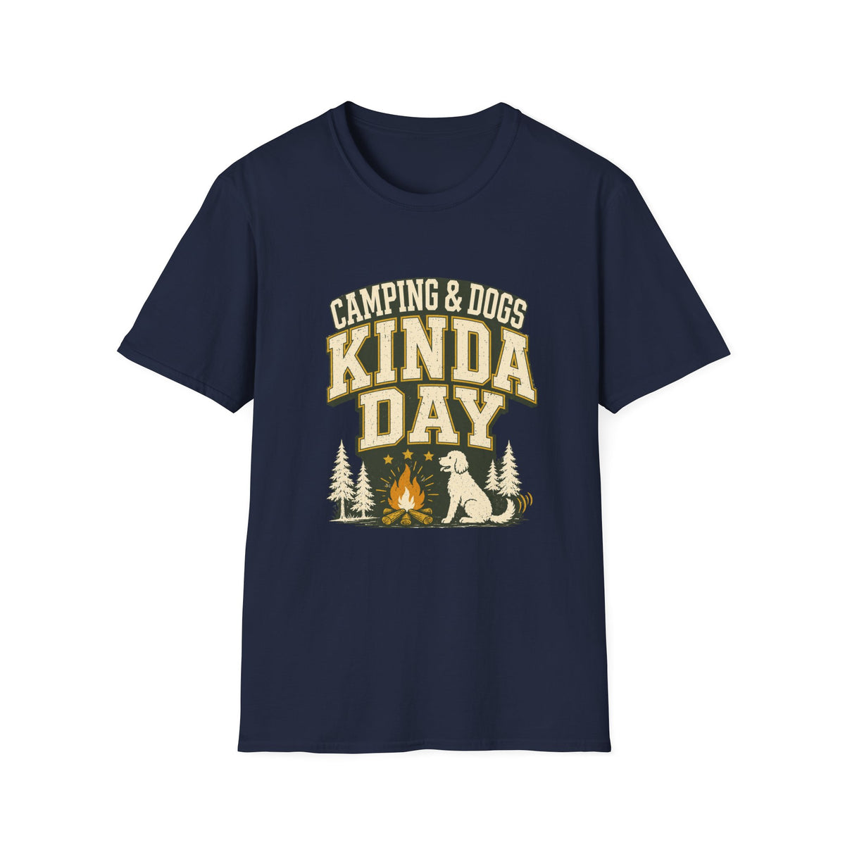Kinda day with dogs and campfire T-Shirt