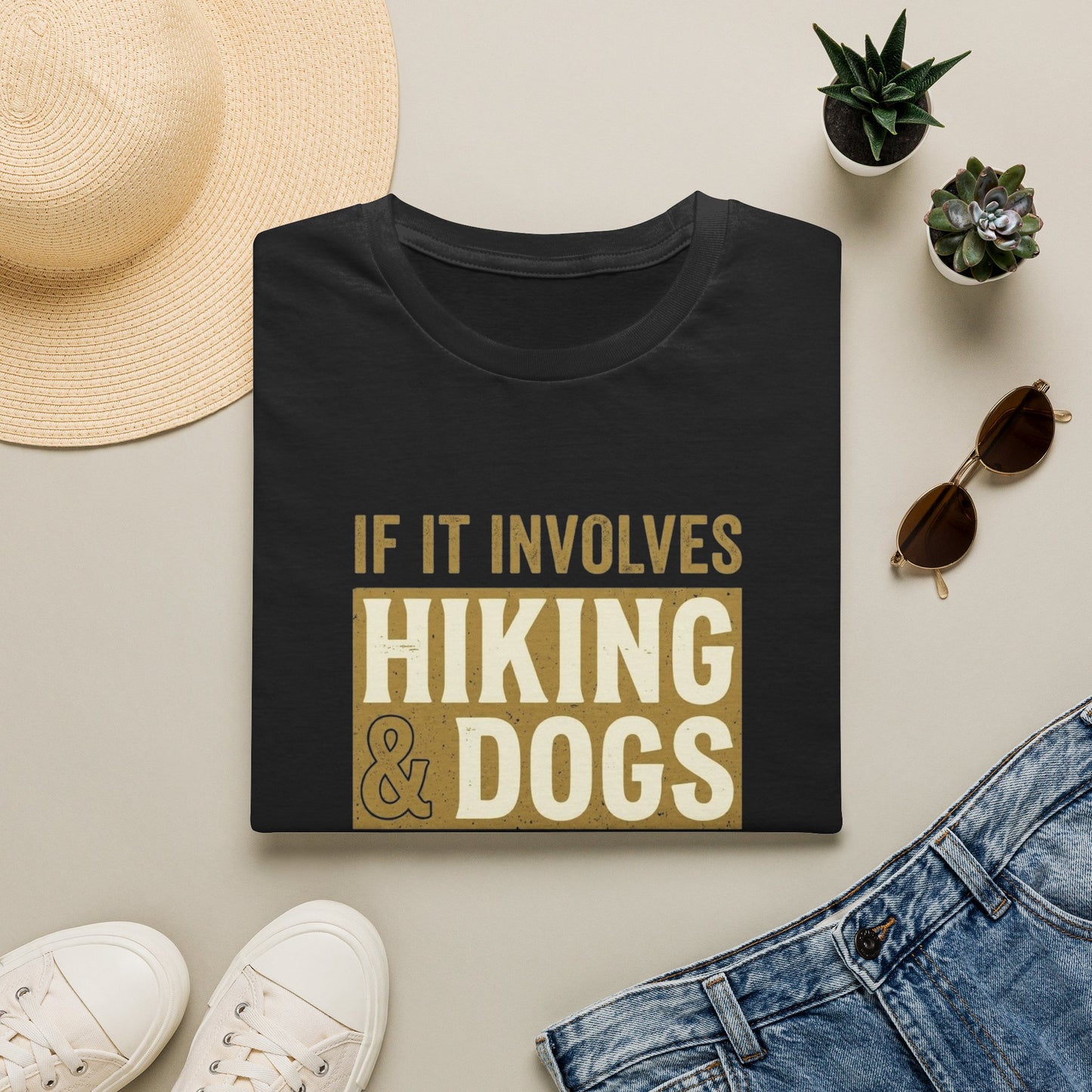 If It Involves Hiking & Dogs T-Shirt