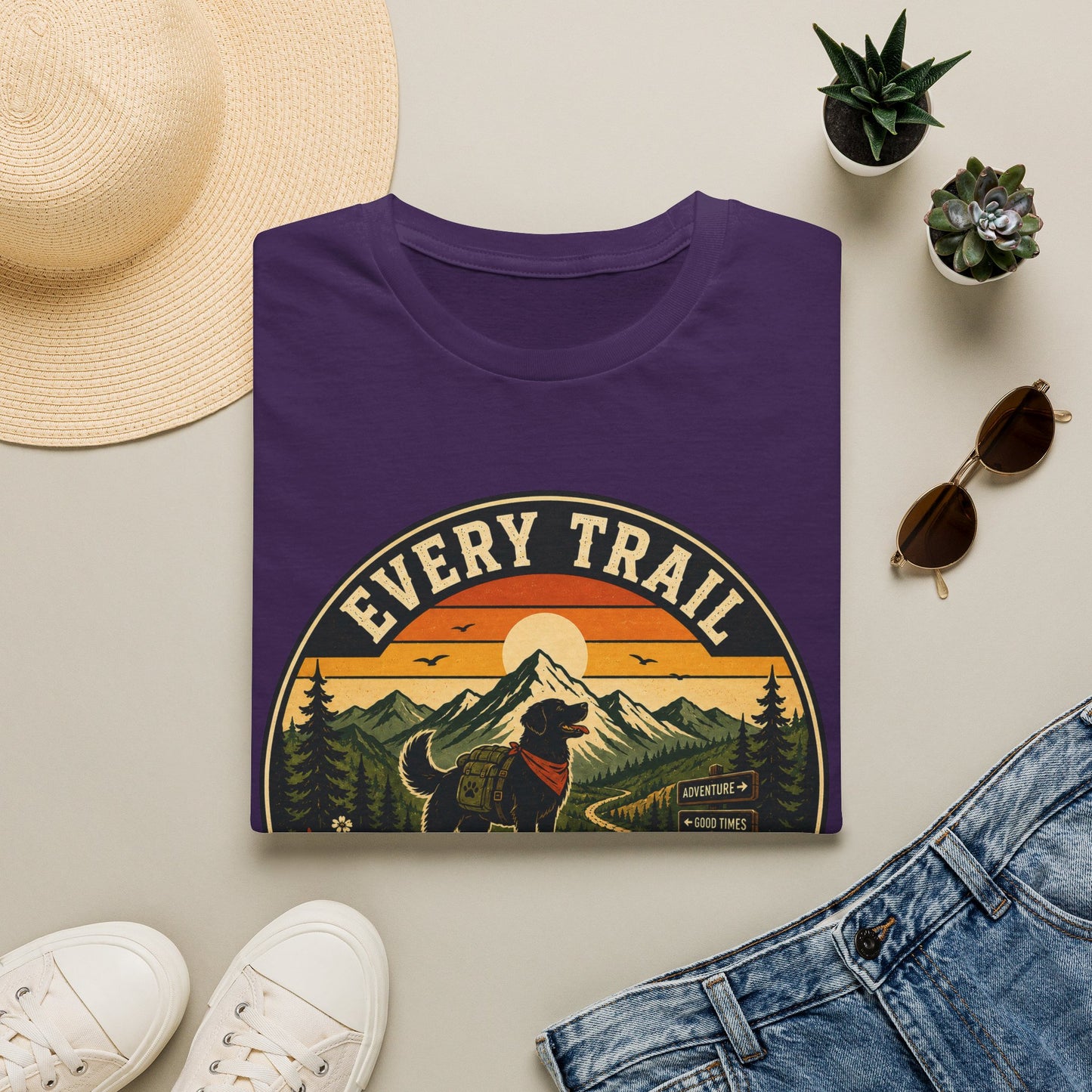Every Trail With My Dog T-Shirt