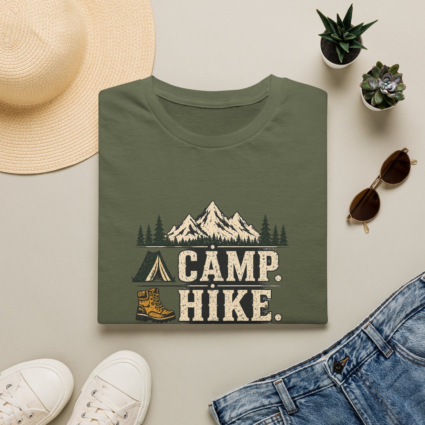 Camp, Hike, Sniff, Repeat T-Shirt