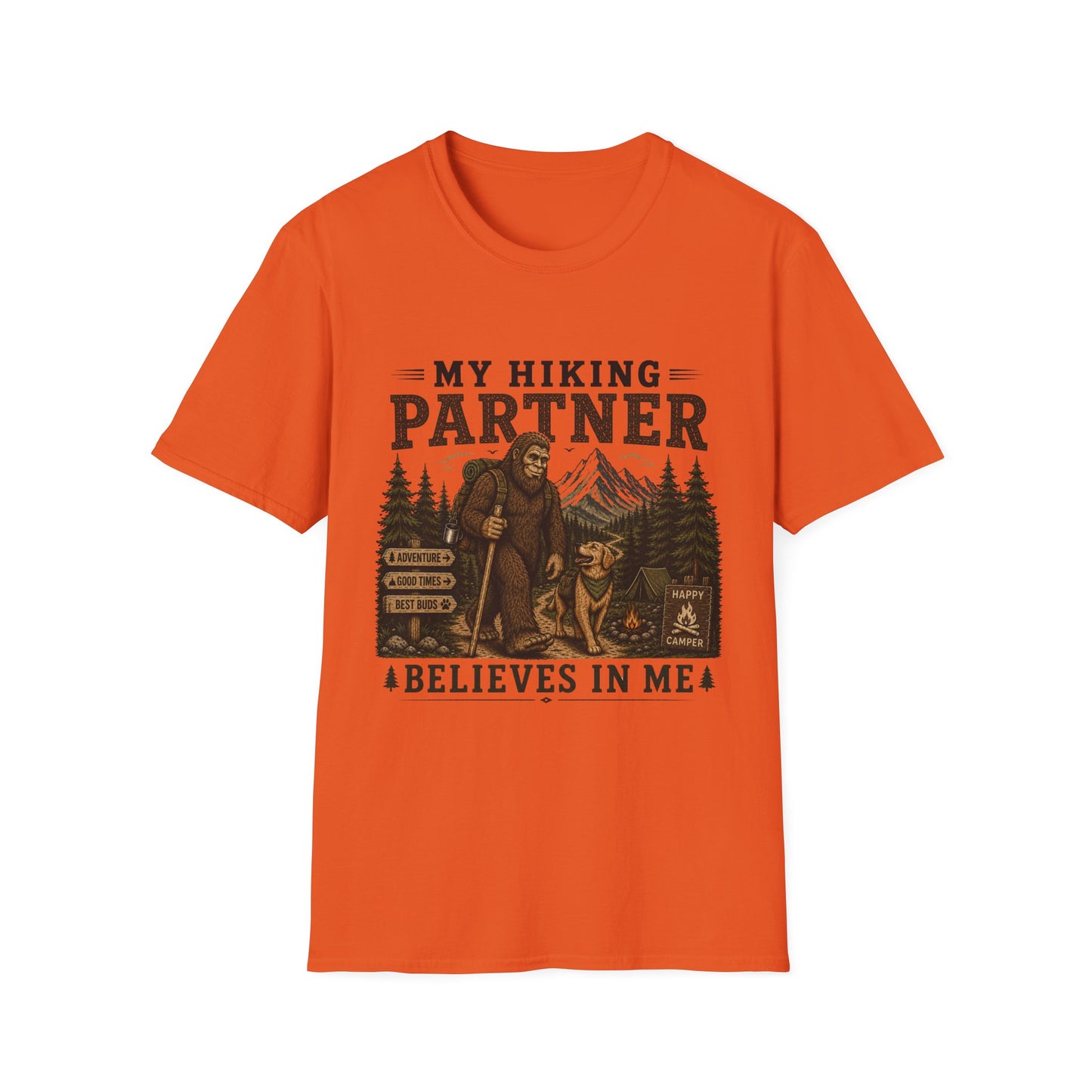 My Hiking Partner Believes in Me T-Shirt