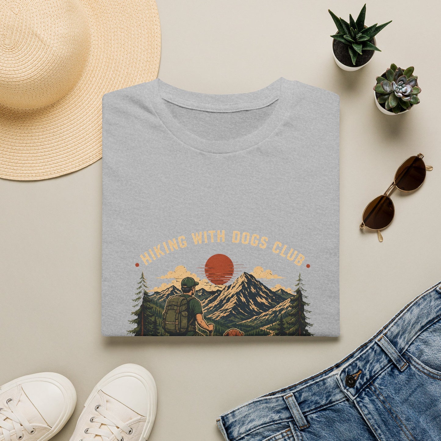 Hiking With Dogs Club T-Shirt
