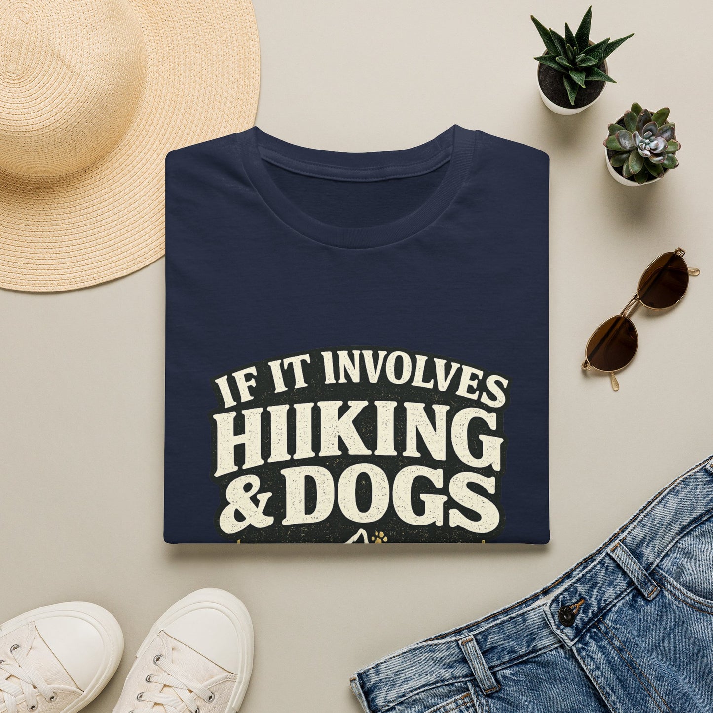 Hiking and Dogs: Adventure Calls T-Shirt