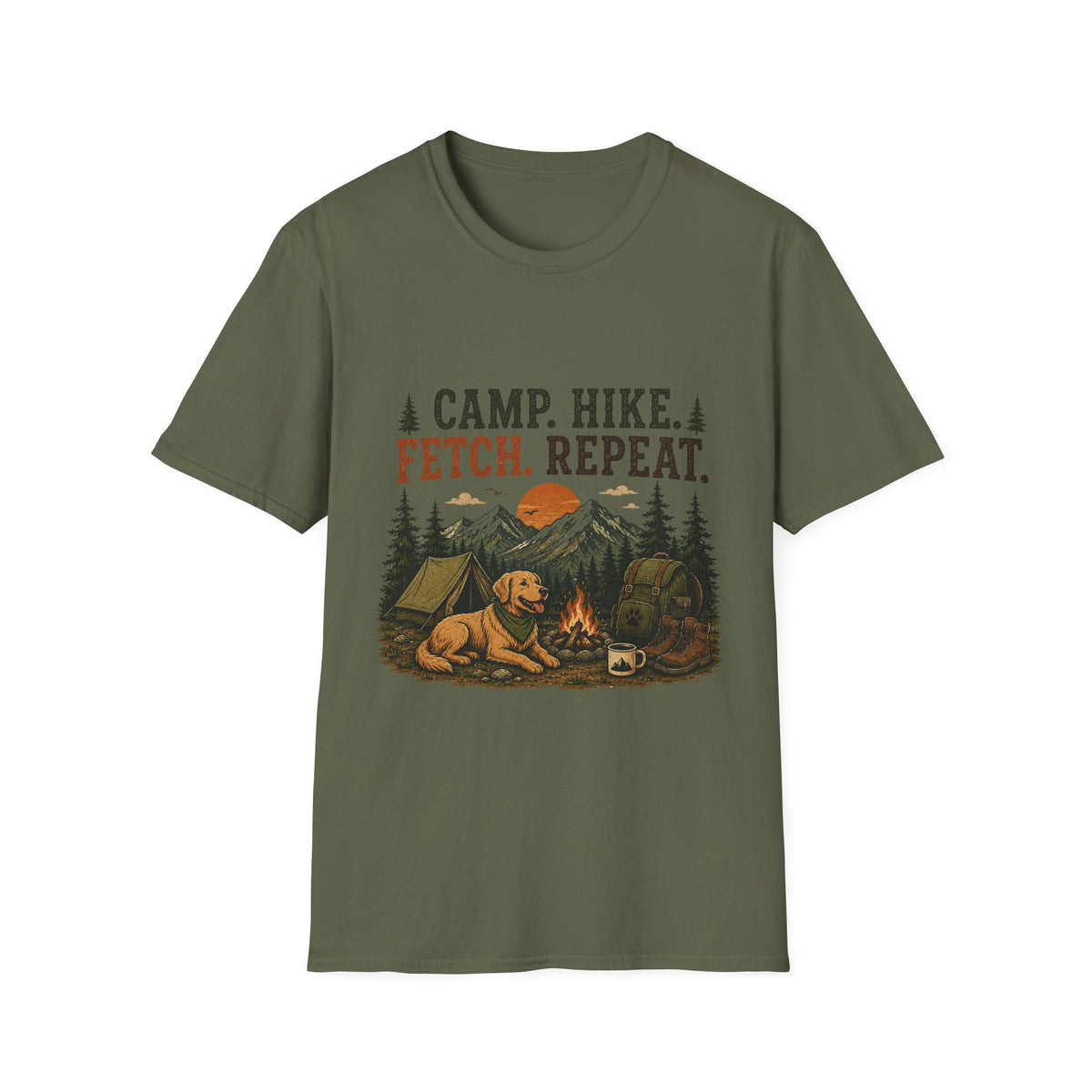 Camp Hike fetch T-Shirt