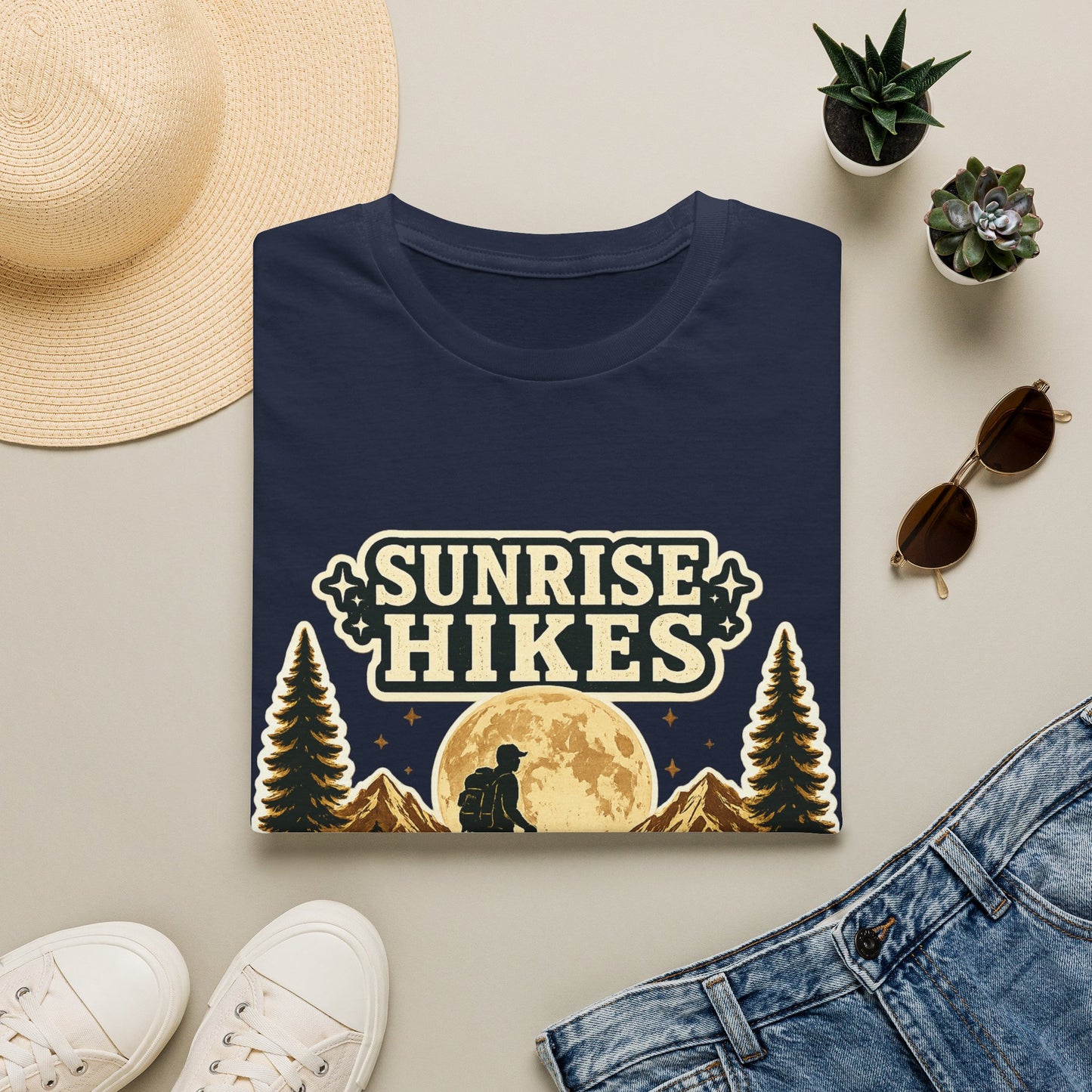 Sunrise Hikes and wagging tails T-Shirt