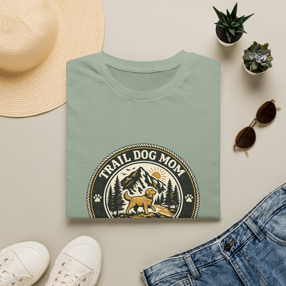 Trail dog mom  T-Shirt