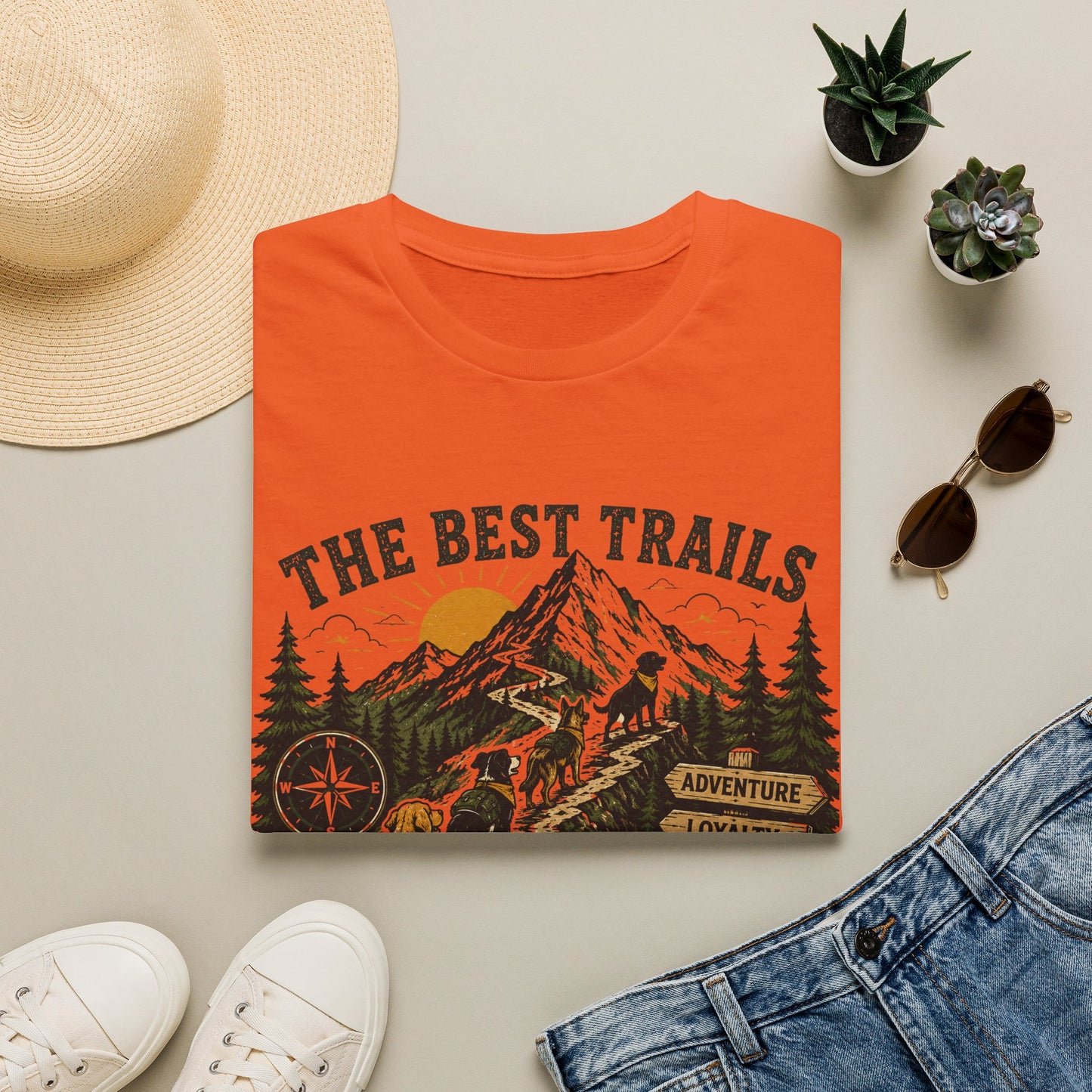 The Best Trails Have Paw Prints T-Shirt