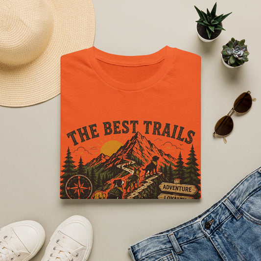 The Best Trails Have Paw Prints T-Shirt
