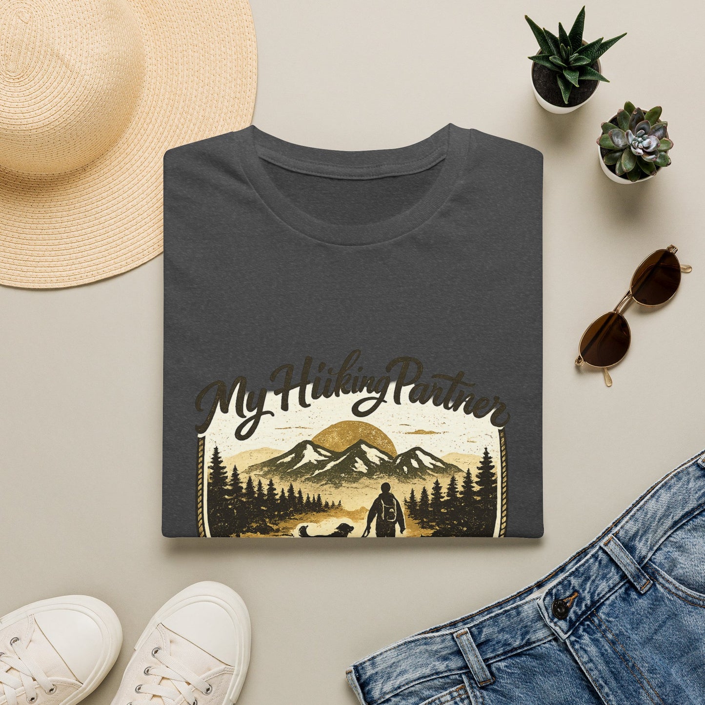 My Hiking Partner Has Four Legs T-Shirt