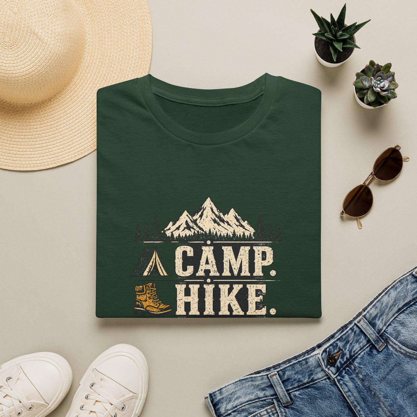 Camp, Hike, Sniff, Repeat T-Shirt