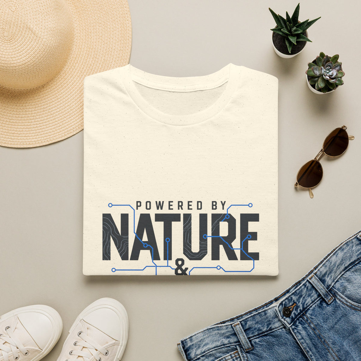 Powered by Nature & Nose Circuitry T-Shirt