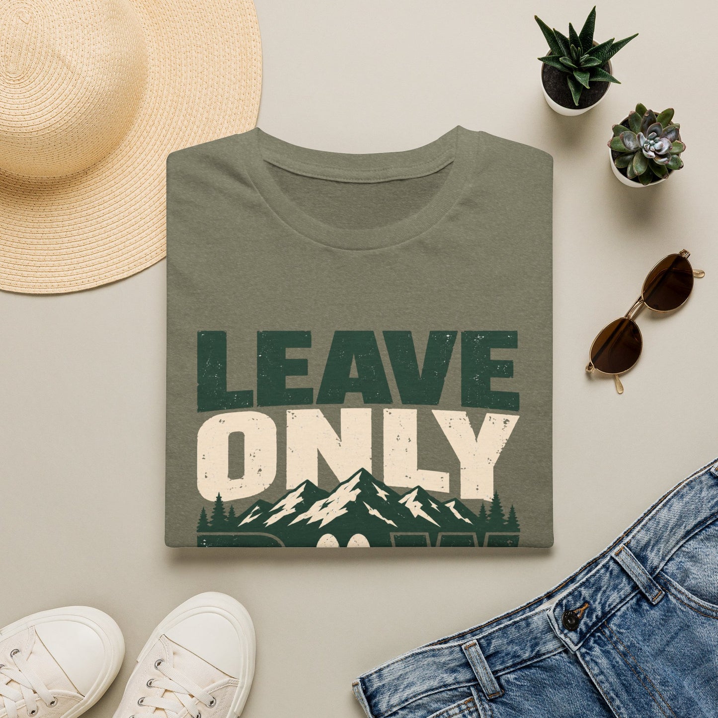 LEAVE ONLY PAW PRINTS T-Shirt