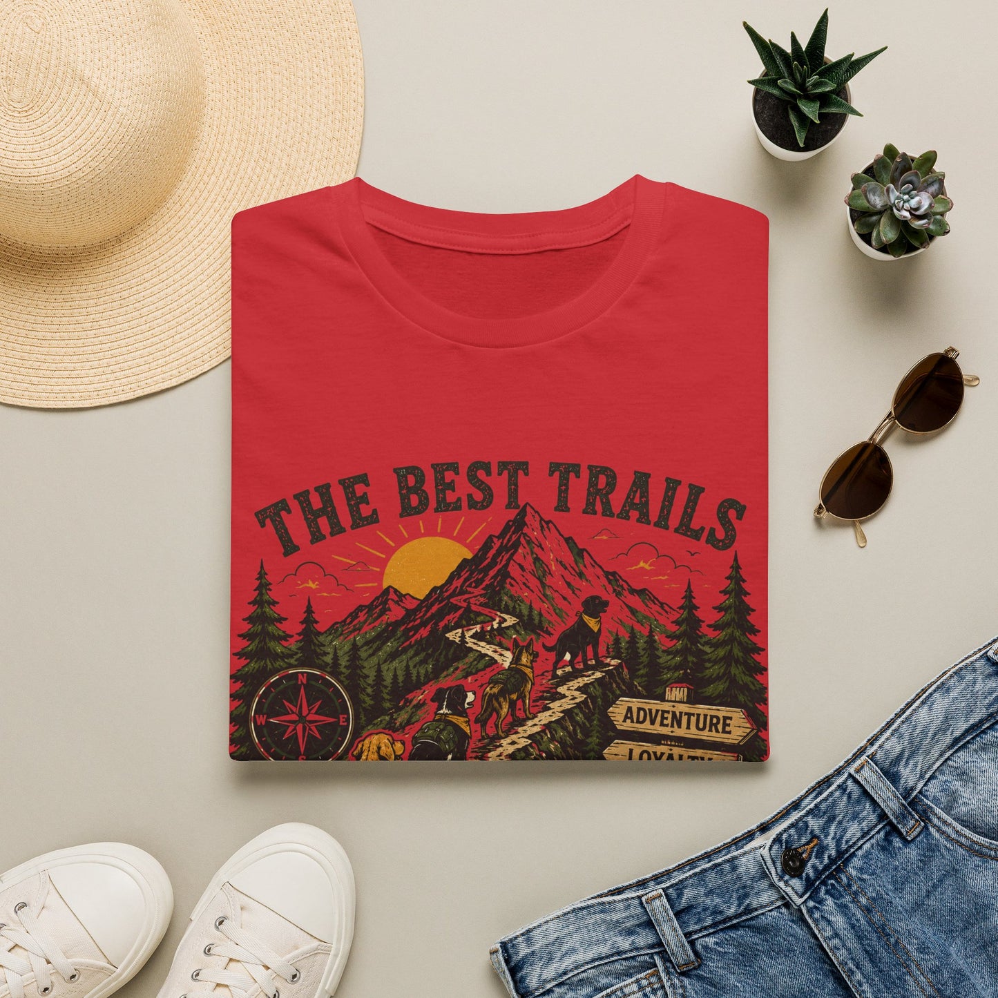 The Best Trails Have Paw Prints T-Shirt