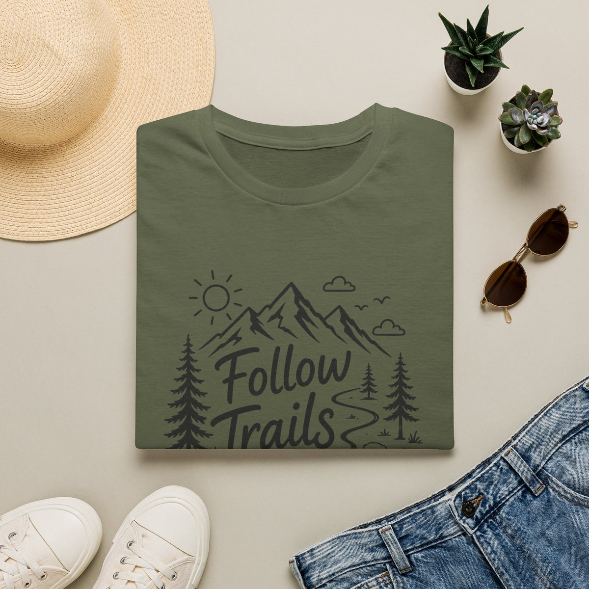 Follow Trails not Schedules T-Shirt