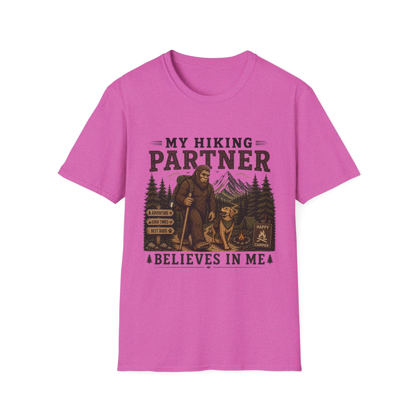 My Hiking Partner Believes in Me T-Shirt