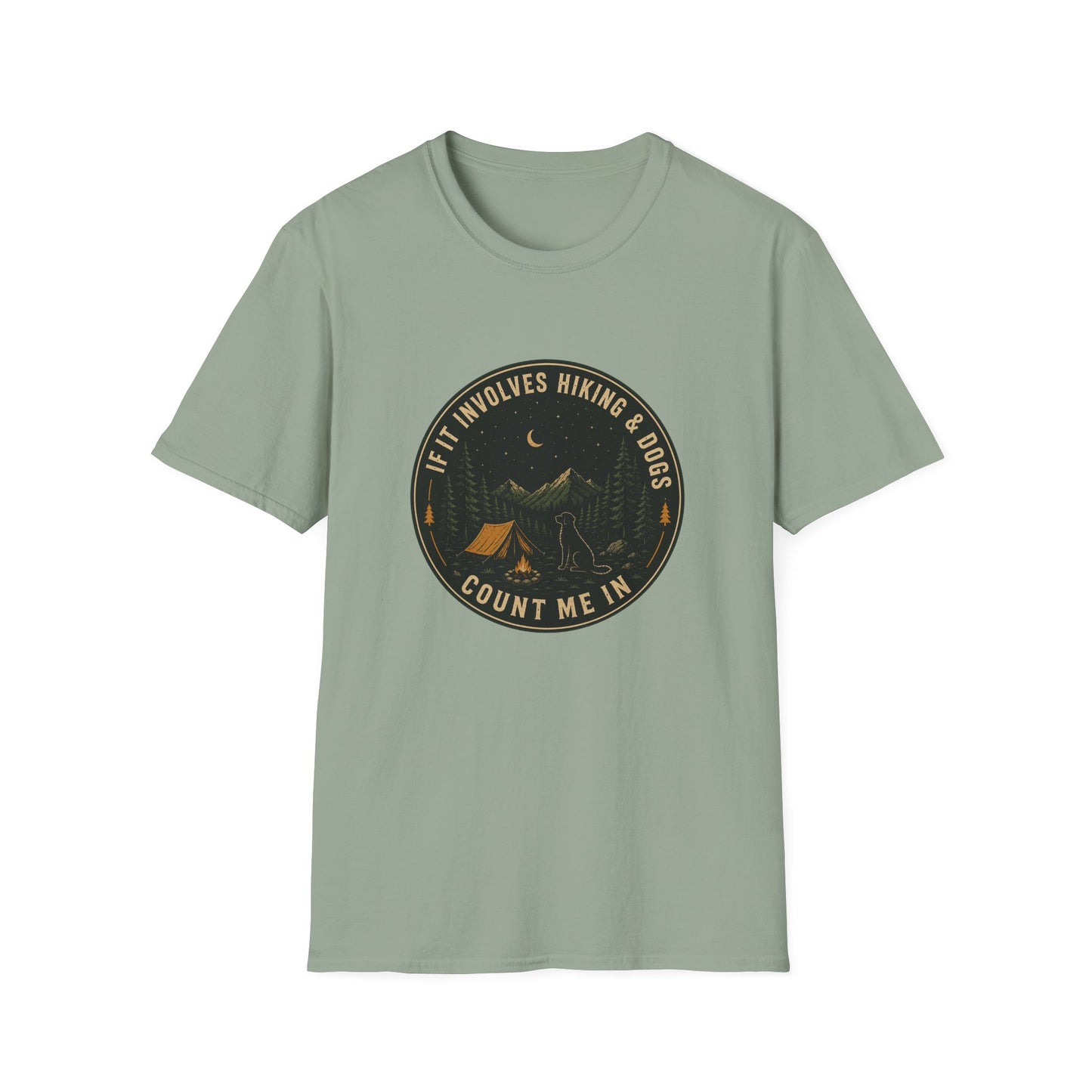If It Involves Hiking and Dogs T-Shirt