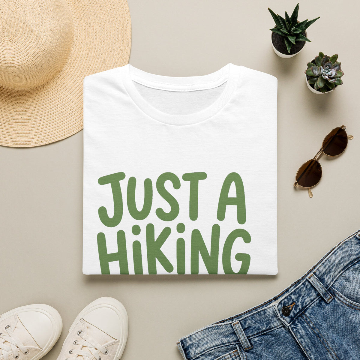Just A Hiking Dog Playful  T-Shirt