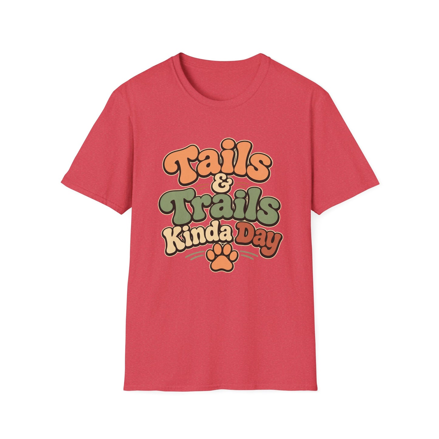 Tails & trails kinda day paw T-Shirt