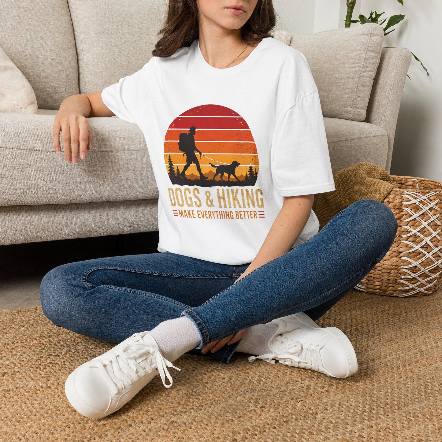 Dogs and Hiking Make Better Everything T-Shirt