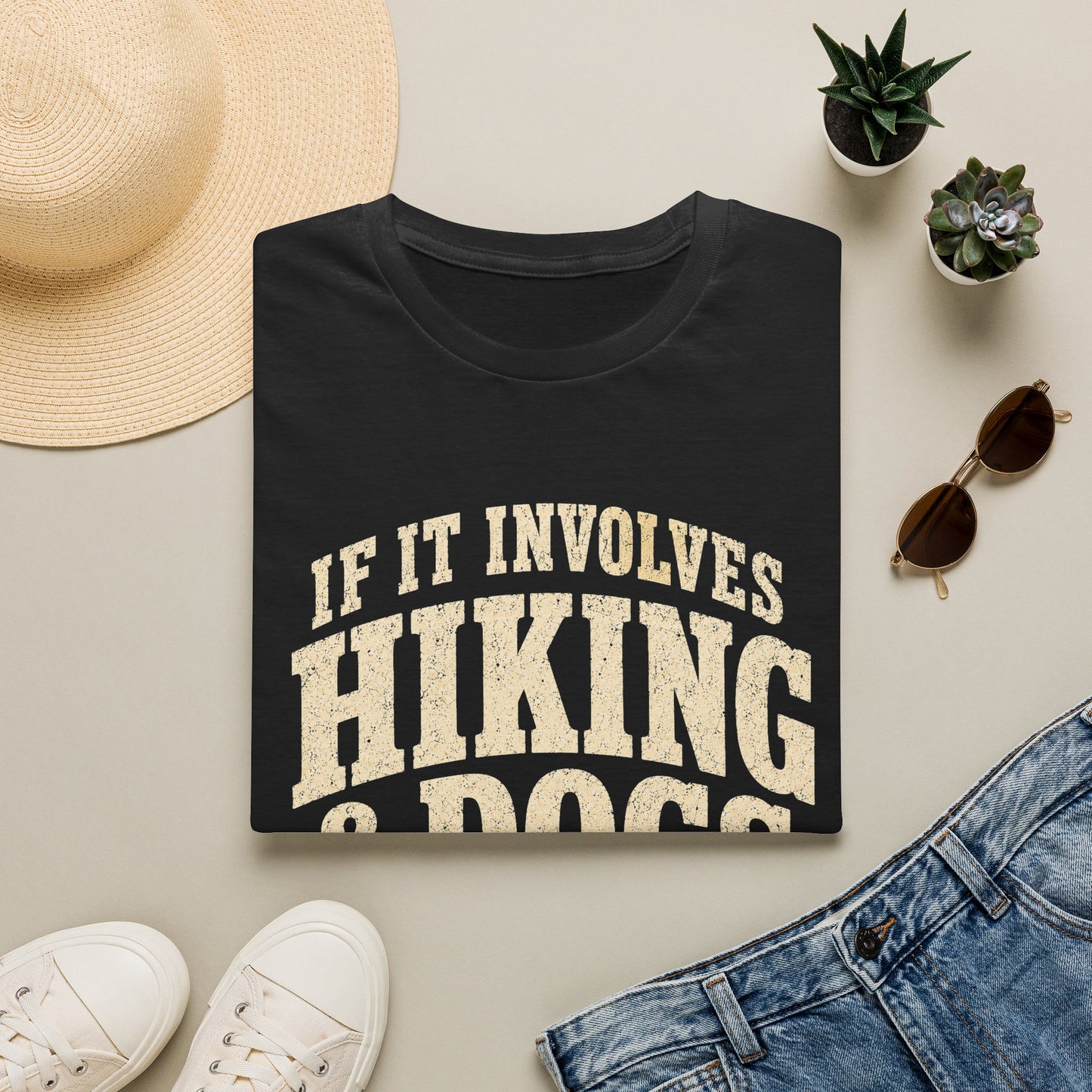 Hiking and Dogs, Count Me In T-Shirt