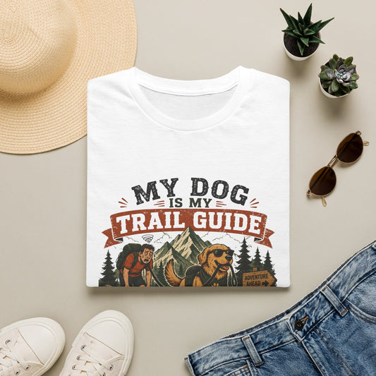 My Dog Is My Trail Guide, I Pay for Snacks T-Shirt
