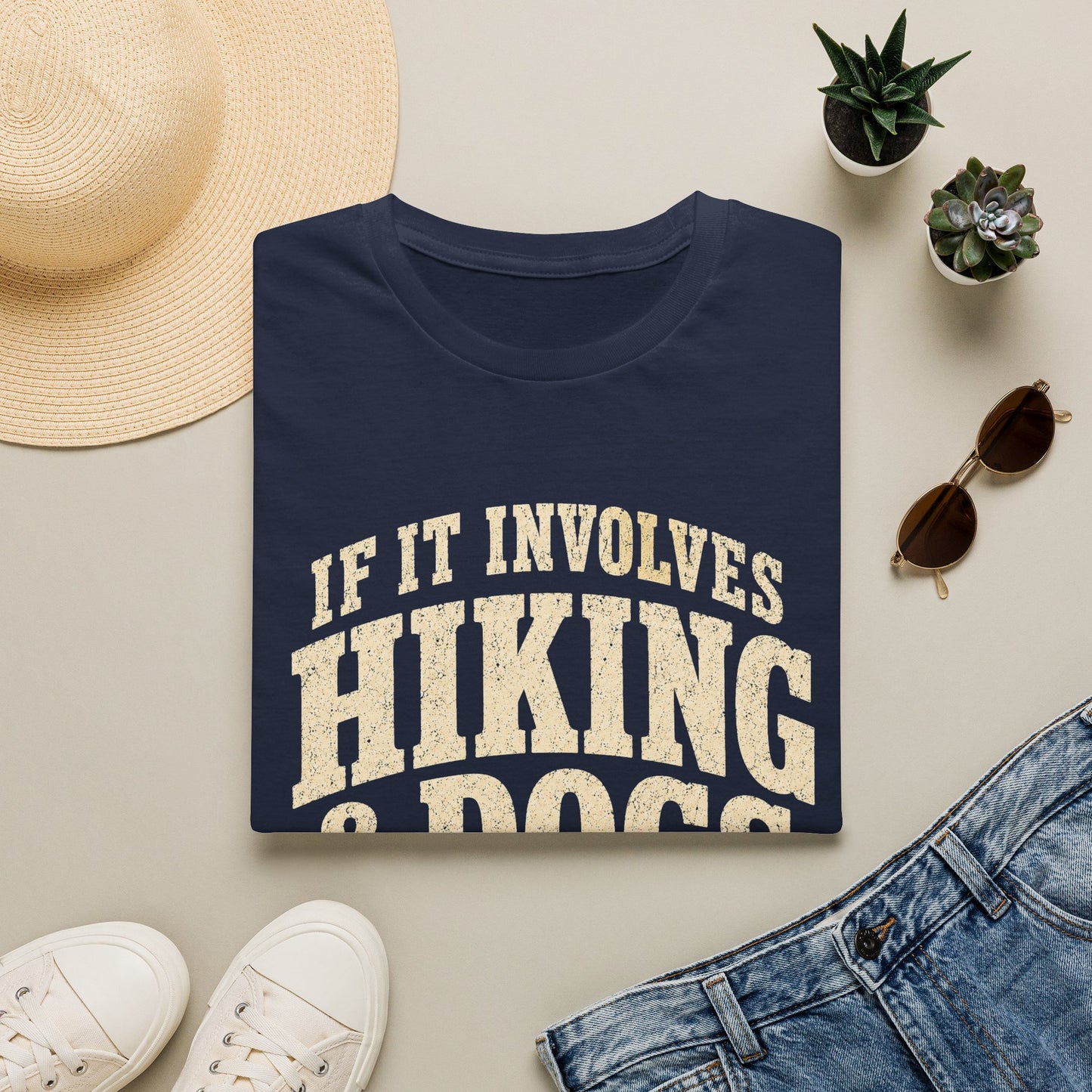 Hiking and Dogs, Count Me In T-Shirt