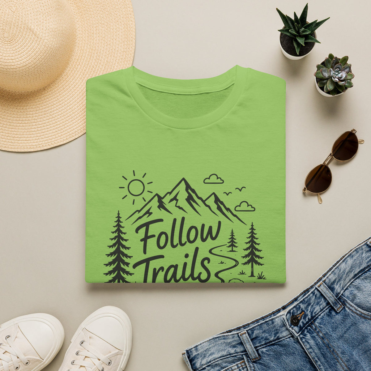 Follow Trails not Schedules T-Shirt