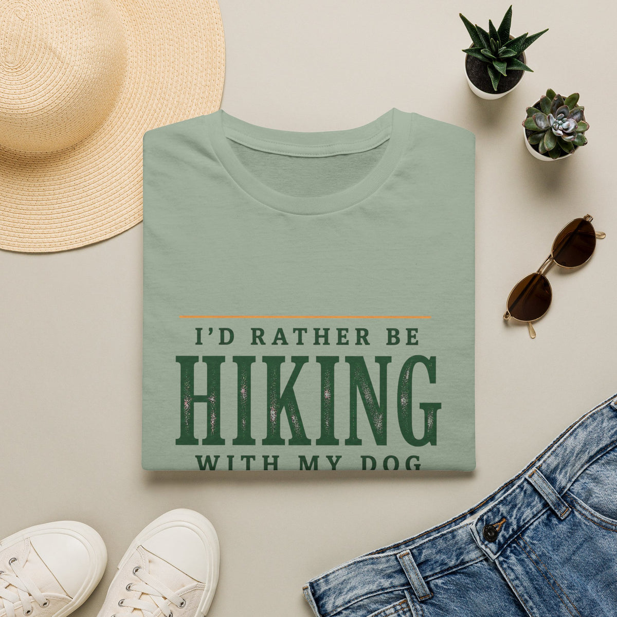 Rather Be Hiking With My Dog T-Shirt