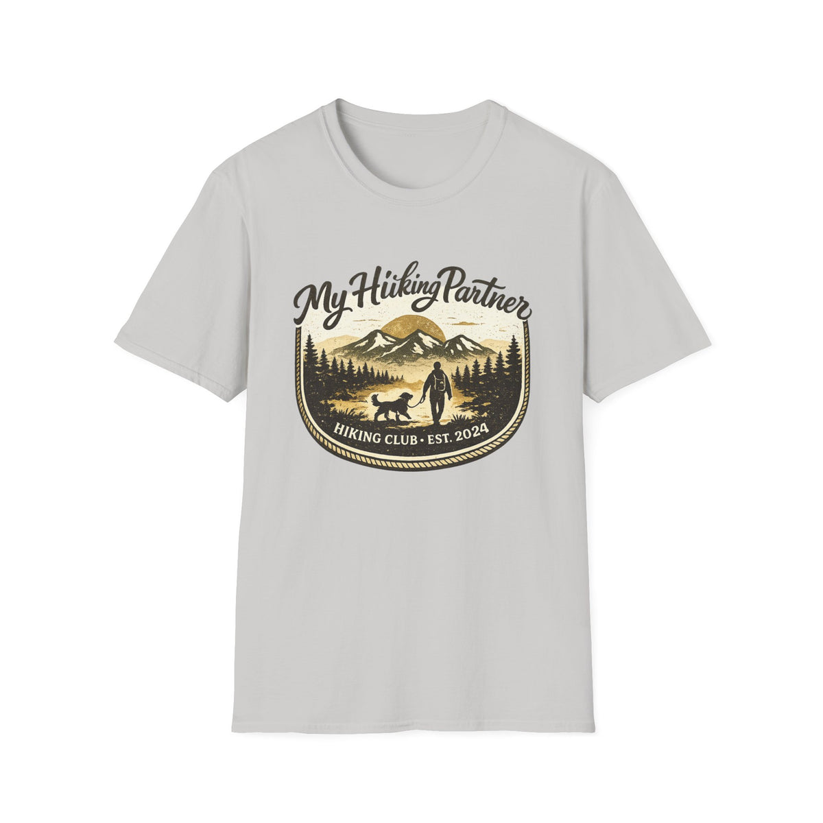 Hiking partner has four legs  T-Shirt