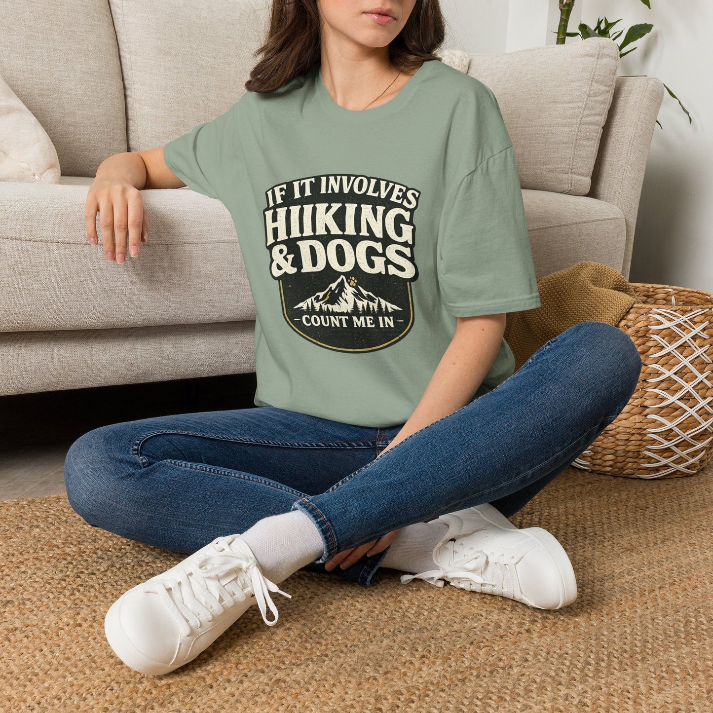 Hiking and Dogs: Adventure Calls T-Shirt