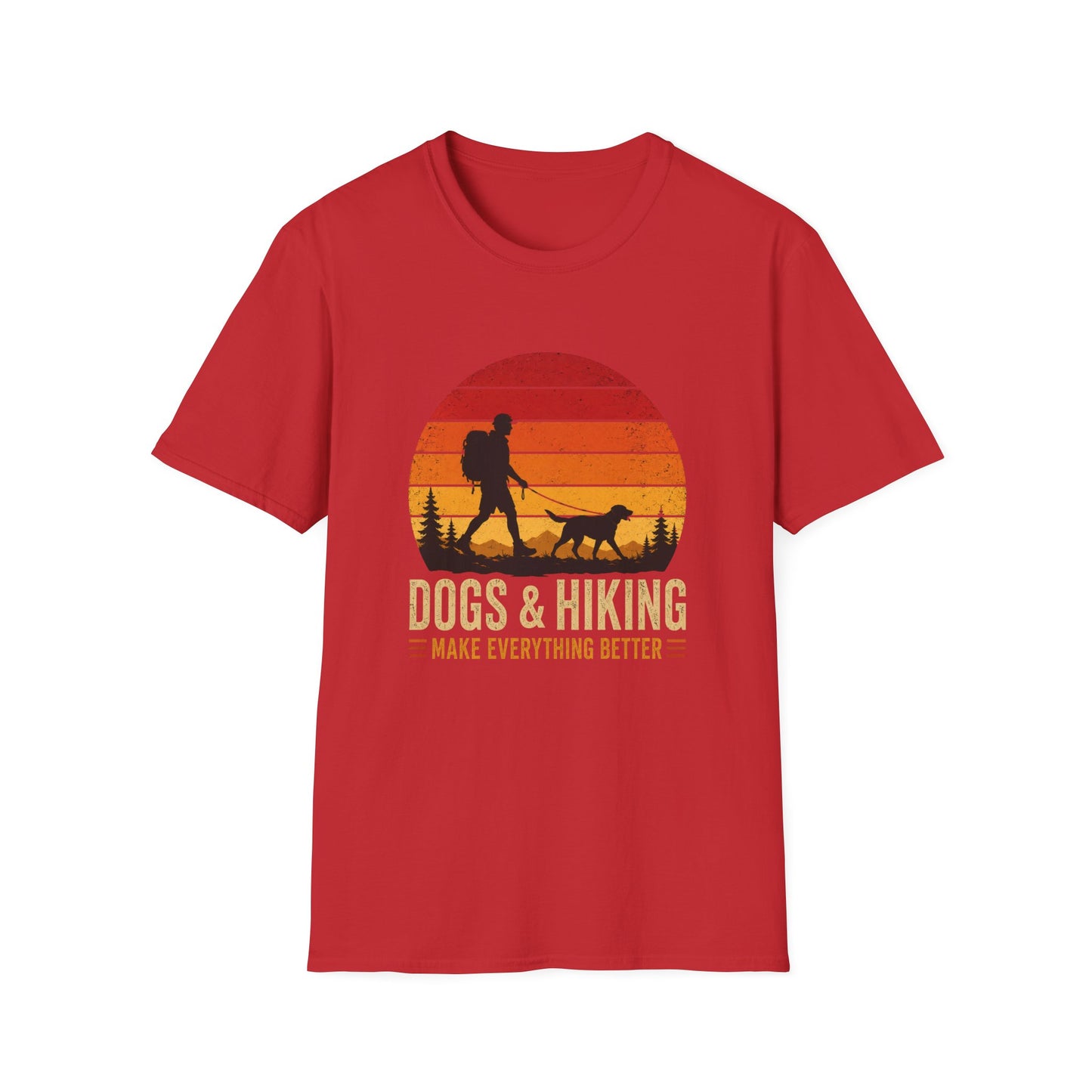 Dogs and Hiking Make Better Everything T-Shirt