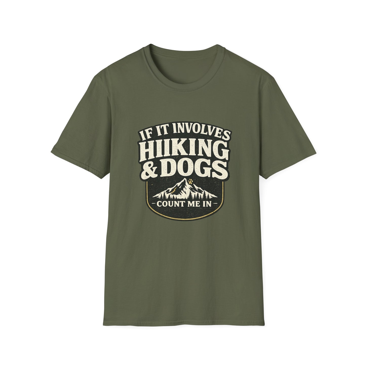 Hiking and Dogs: Adventure Calls T-Shirt