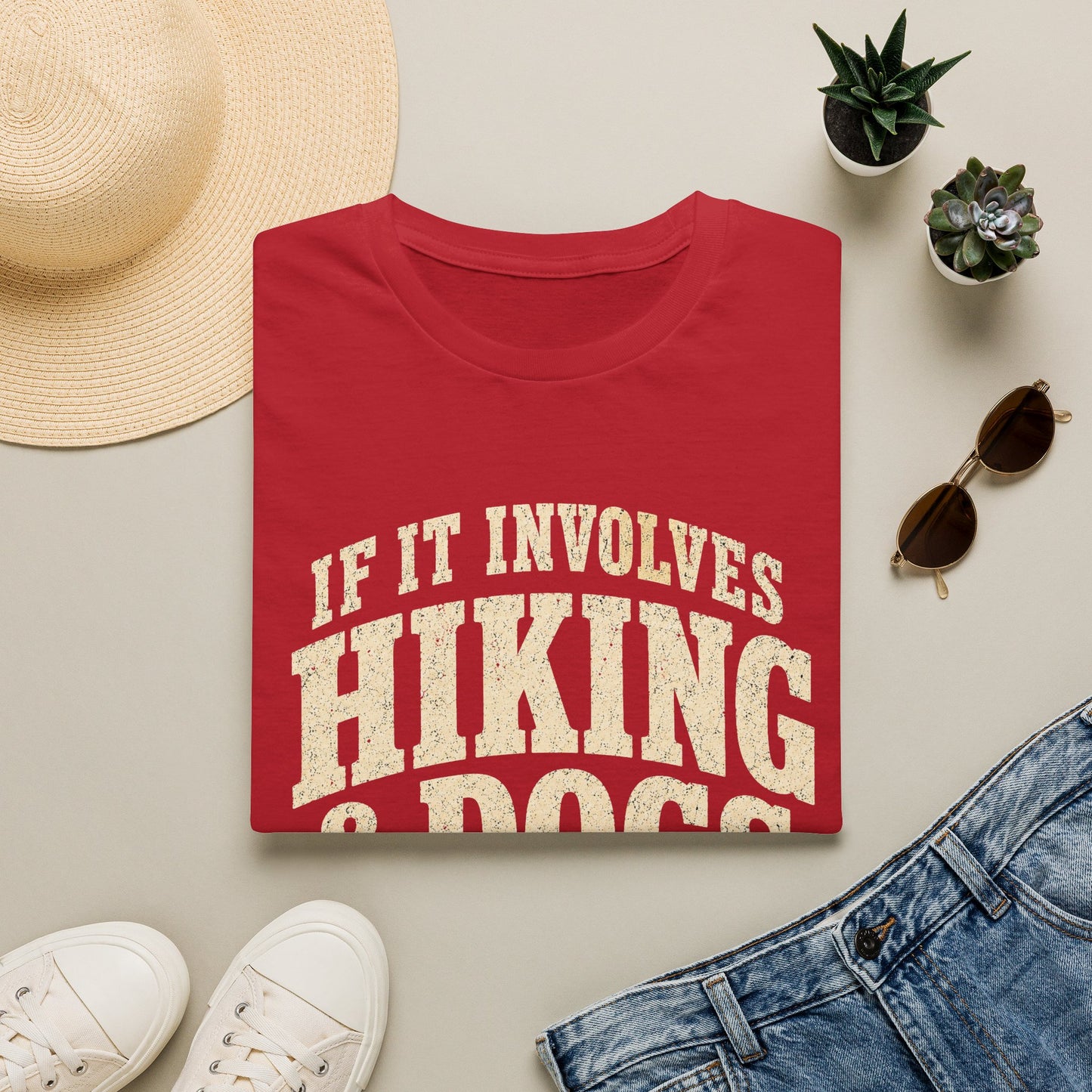 Hiking and Dogs, Count Me In T-Shirt