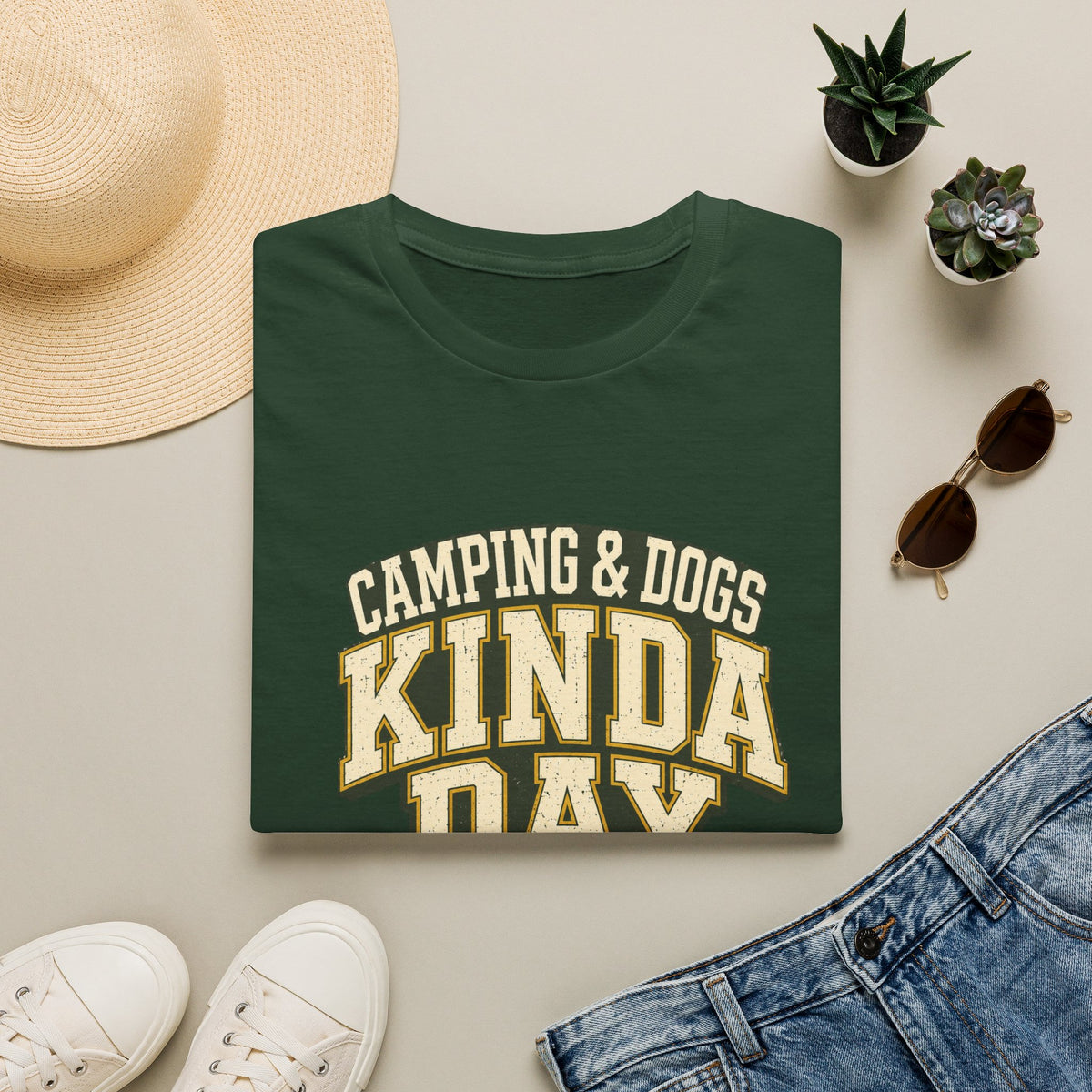 Kinda day with dogs and campfire T-Shirt