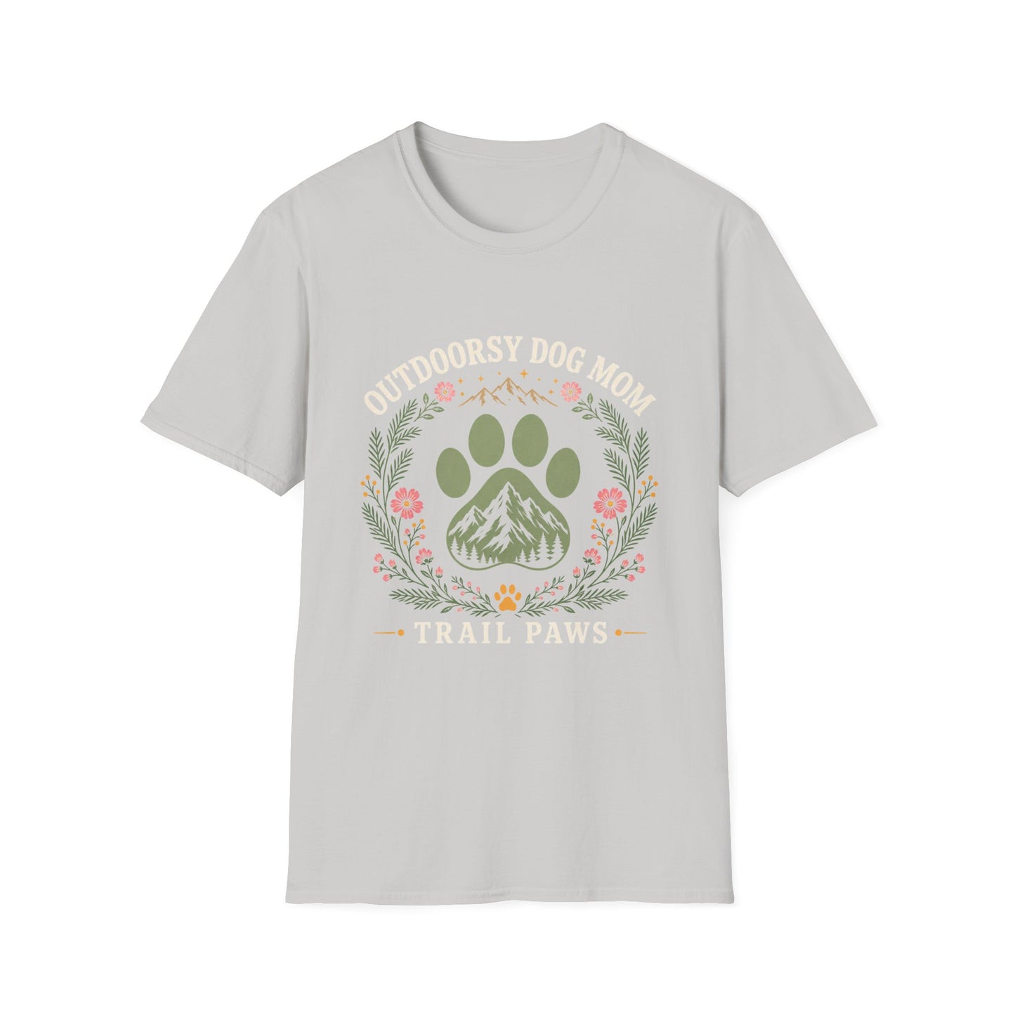 Outdoorsy Dog Mom T-Shirt