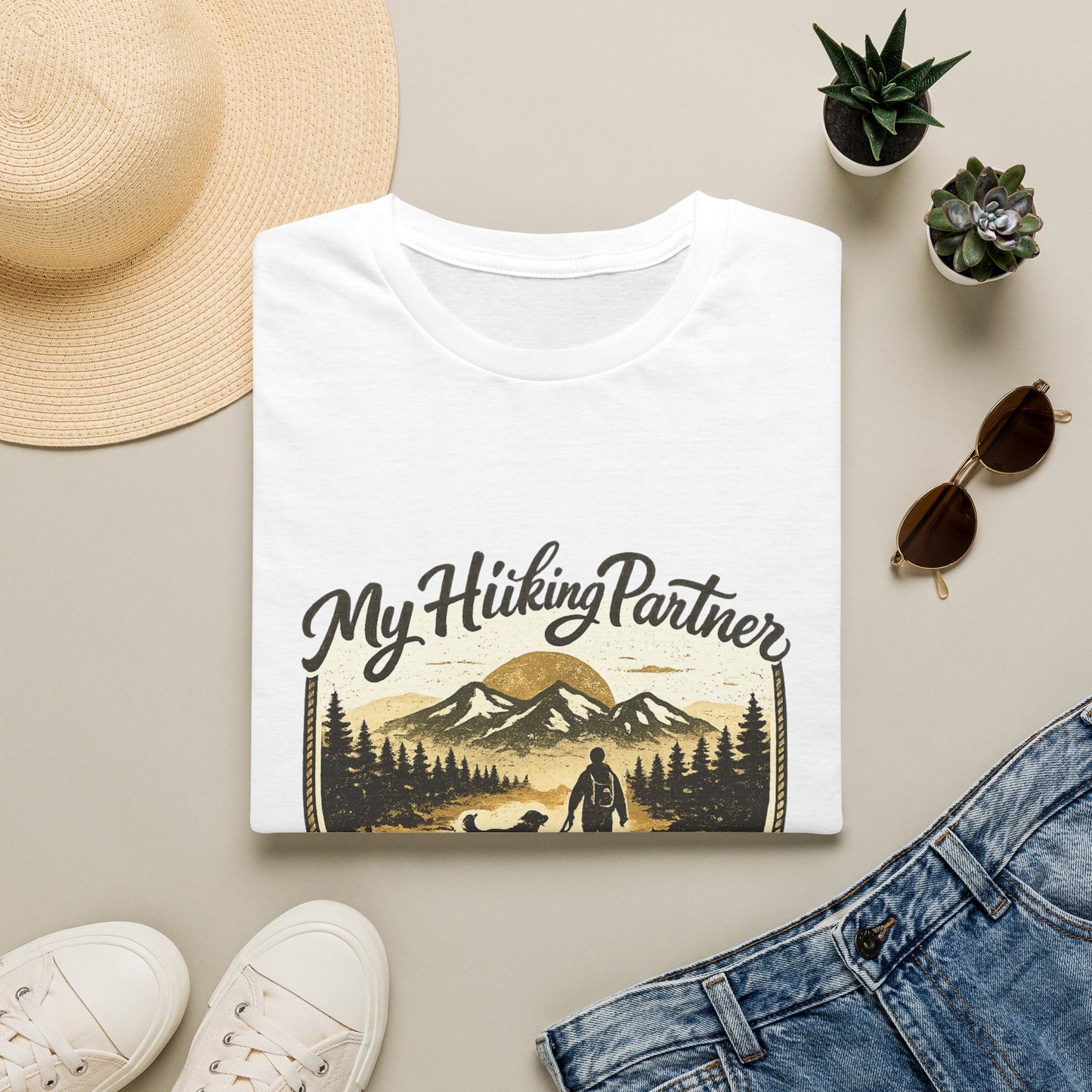 My Hiking Partner Has Four Legs T-Shirt
