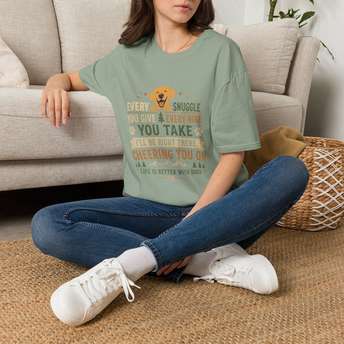 Life is better with dogs T-Shirt