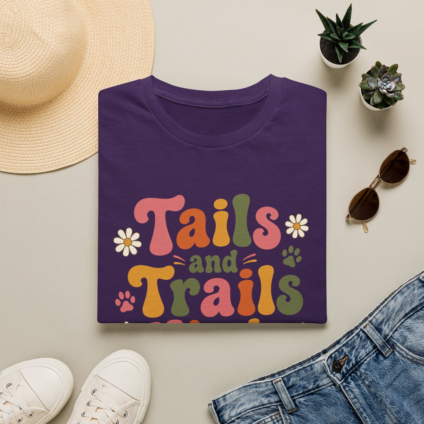 Tails and Trails Kinda Day T-Shirt