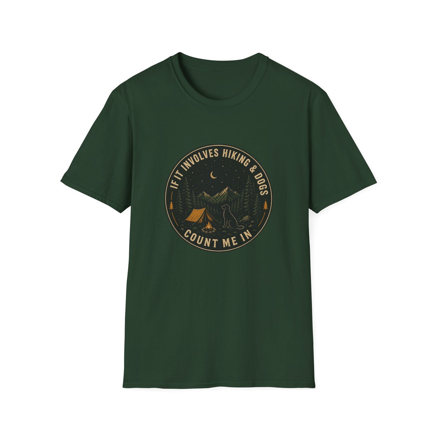 If It Involves Hiking and Dogs T-Shirt