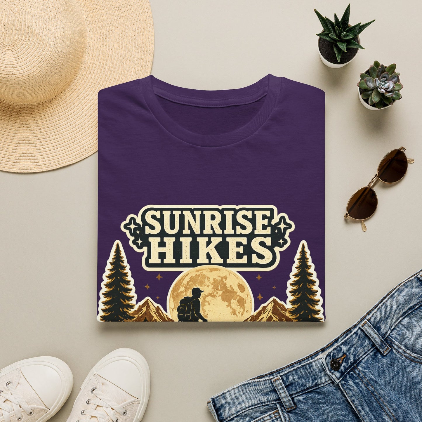 Sunrise Hikes and wagging tails T-Shirt