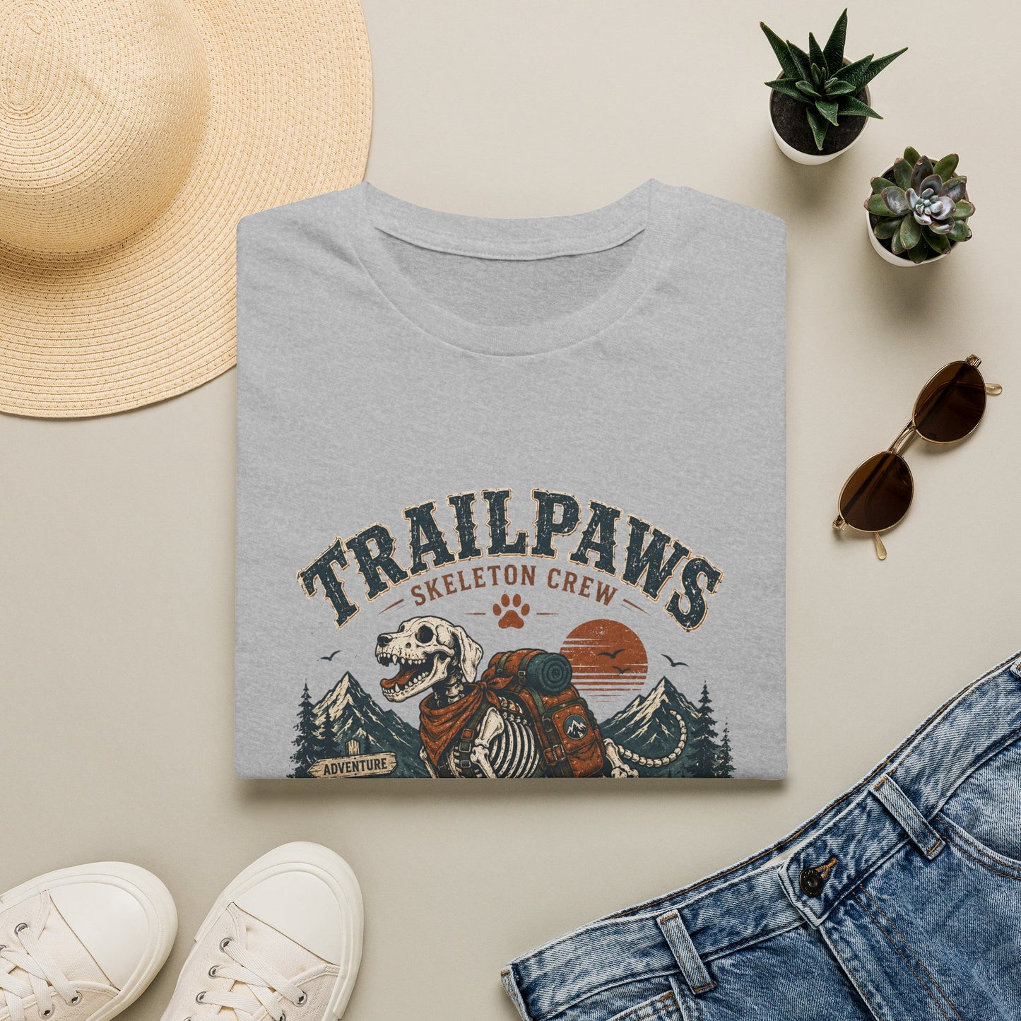 Wagging Trail Skeleton Crew T-Shirt