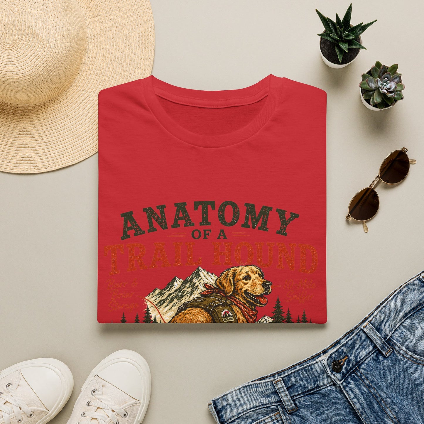 Anatomy of a Trail Hound T-Shirt