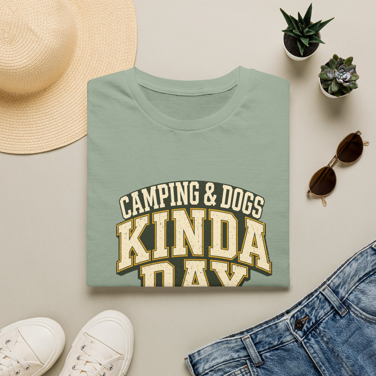 Kinda day with dogs and campfire T-Shirt