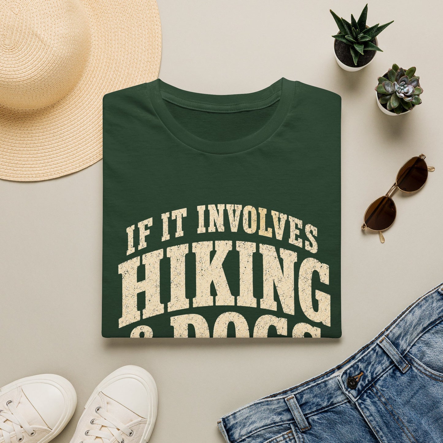 Hiking and Dogs, Count Me In T-Shirt