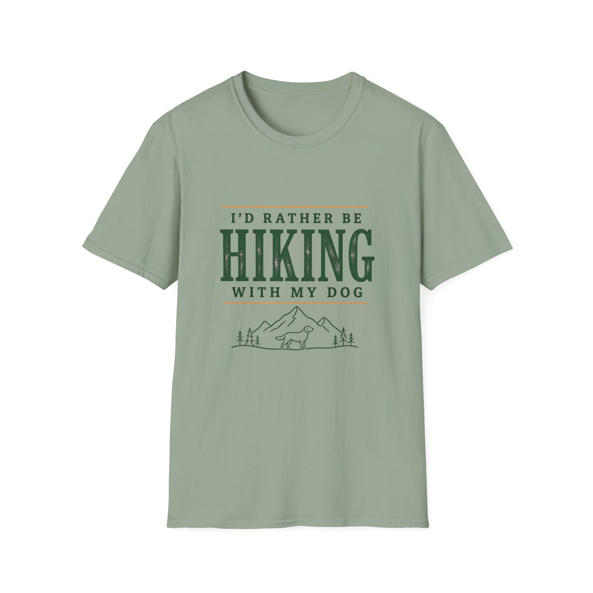 Rather Be Hiking With My Dog T-Shirt