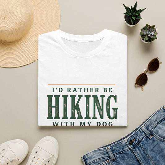 Rather Be Hiking With My Dog T-Shirt